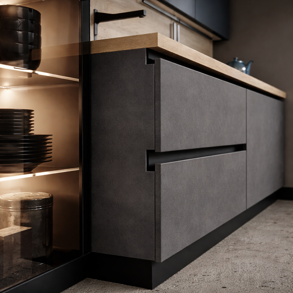 Textura de madera ALUMINIO GLITER