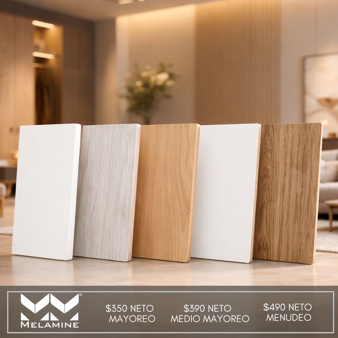 Melamina en cocina moderna